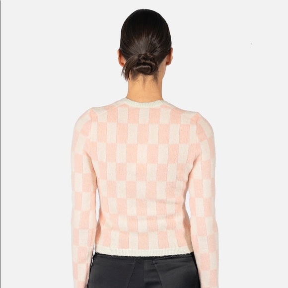 NWT Nanushka Feline Sweater Pink and Cream - Size - Picture 6 of 16